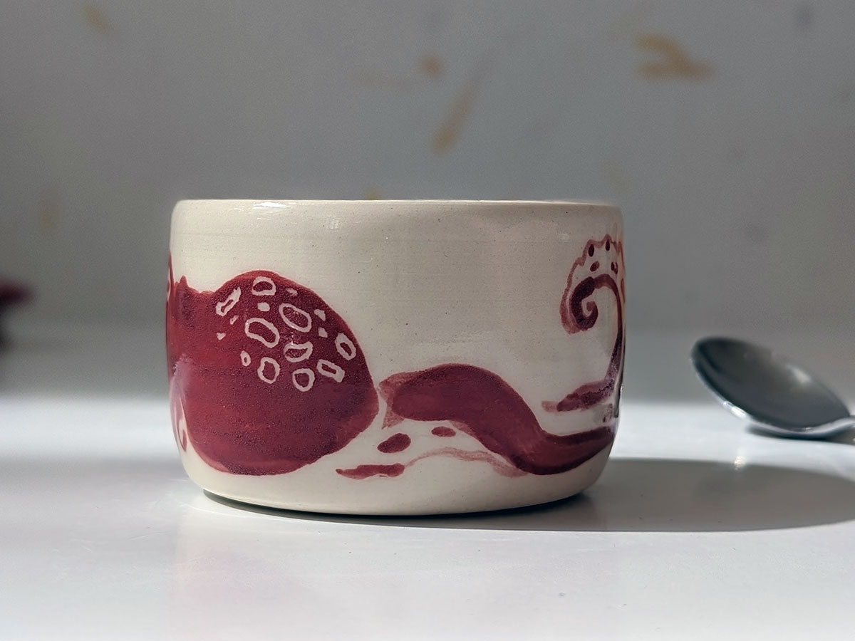 octopus tumbler porcelain