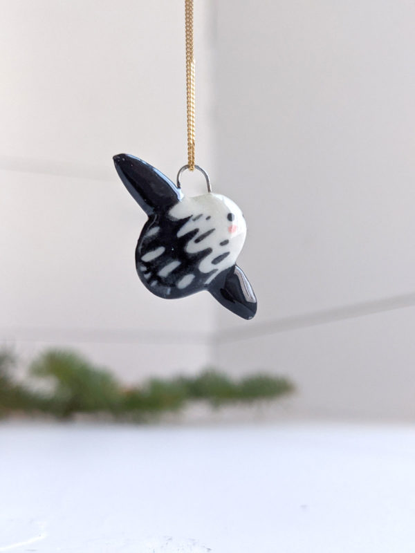 mola mola cute sunfish pendant