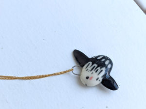 mola mola cute sunfish pendant