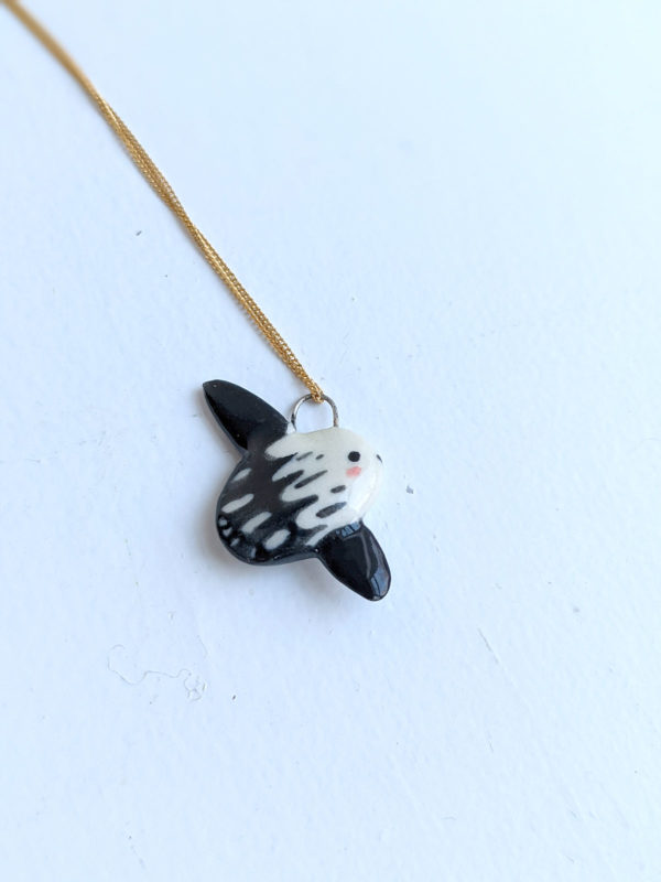 mola mola cute sunfish pendant