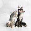 ceramic foxes custom commission
