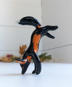 cross fox figurine