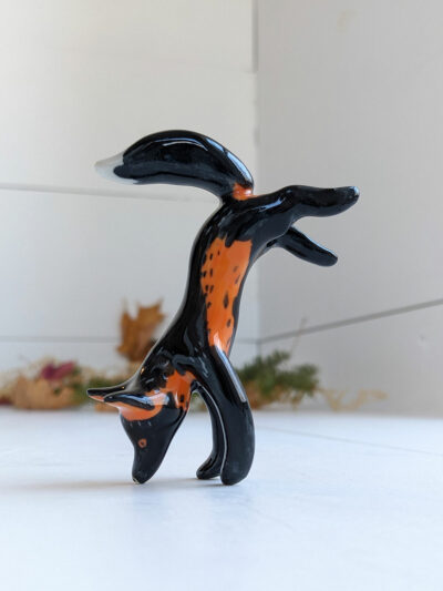 cross fox figurine