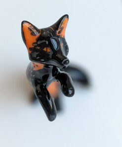 cross fox figurine
