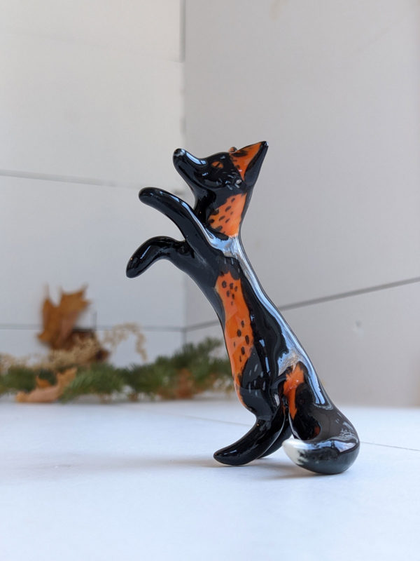 cross fox figurine