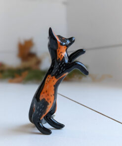 cross fox figurine