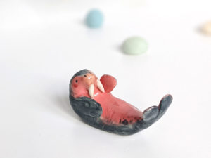 Walrus porcelain figurine