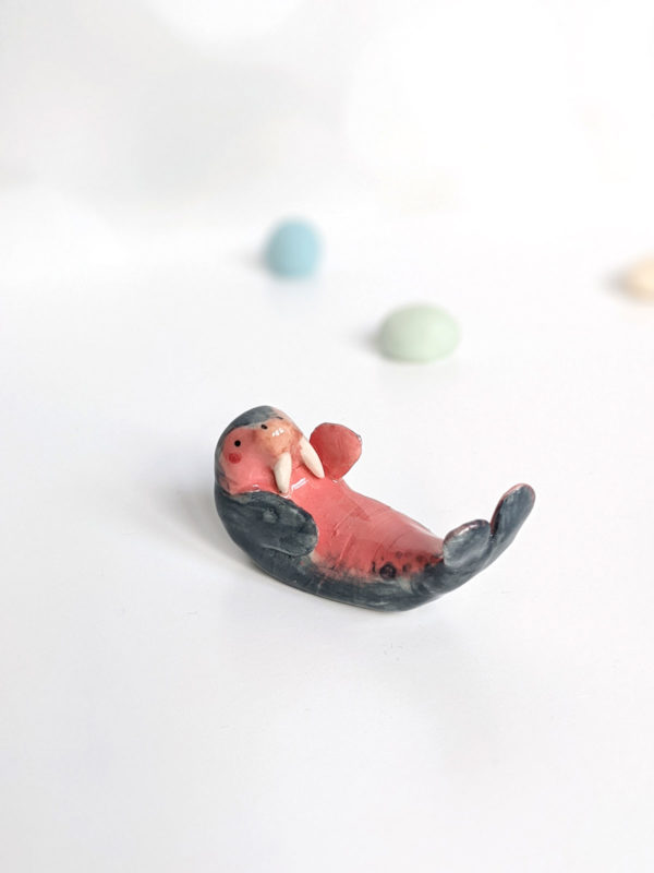 Walrus porcelain figurine