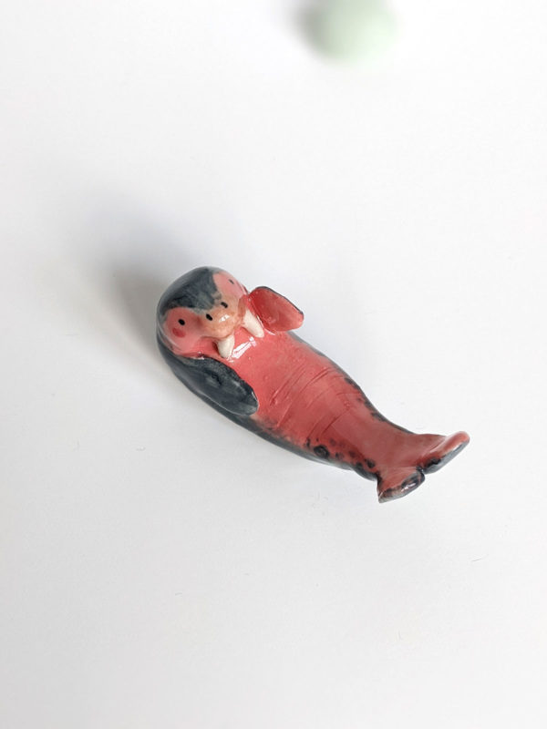 Walrus porcelain figurine