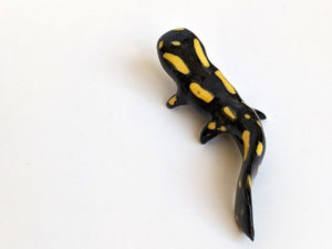 porcelain salamander figurine