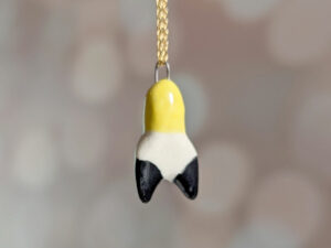 honduran white bat pendant