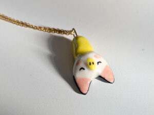 honduran white bat pendant