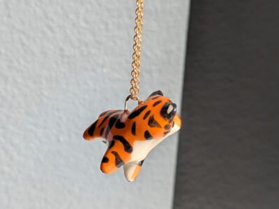 Pendentif Tigre Porcelaine – Image 6