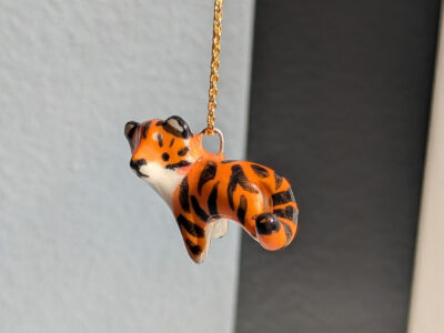 Pendentif Tigre Porcelaine – Image 4