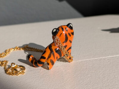 Pendentif Tigre Porcelaine – Image 2