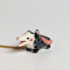 screaming opossum pendant porcelain