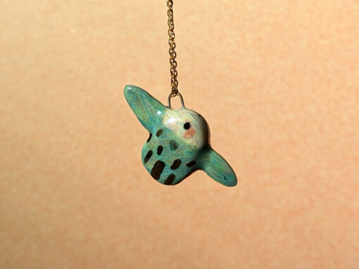 Pendentif Poisson Lune Porcelaine – Image 7