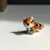 cute handmade porcelain tiger pendant by kness