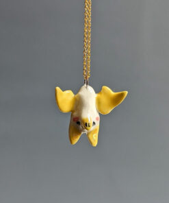 honduran white bat pendant adorable handmade by kness