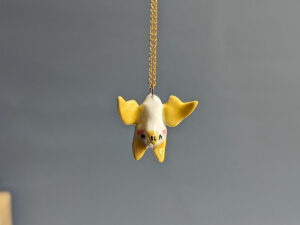 honduran white bat pendant adorable handmade by kness