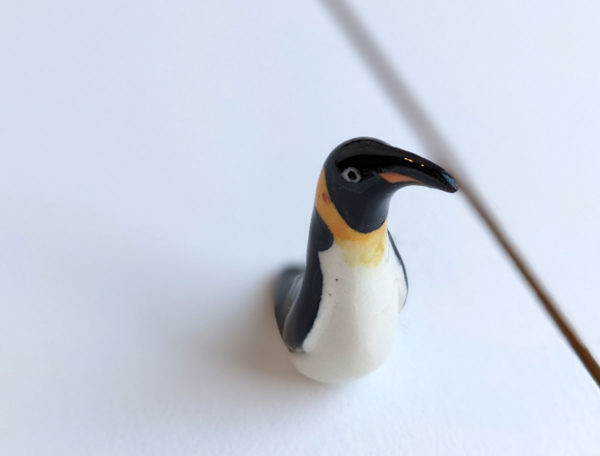 penguin figurine porcelain