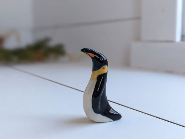 penguin figurine porcelain