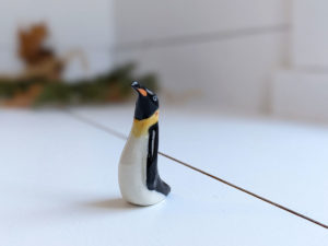 penguin figurine porcelain