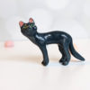 blue cat porcelain figurine