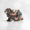 woodchuck opossums babies figurine