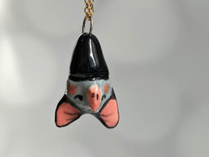 porcelain pendant bat