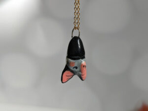 porcelain pendant bat