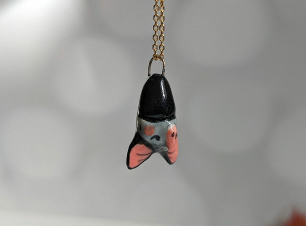 porcelain pendant bat