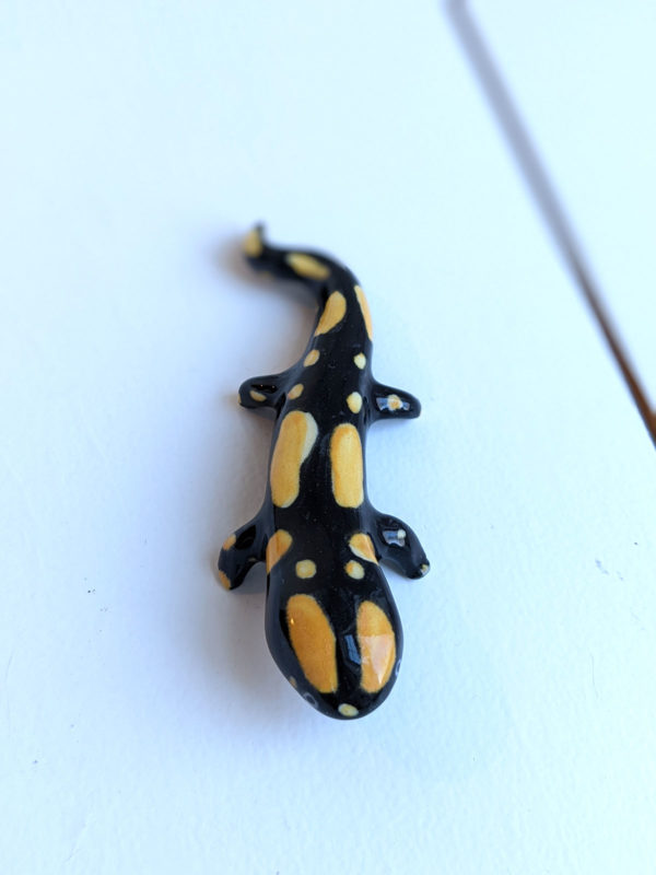 porcelain salamander figurine