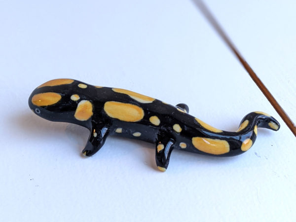 porcelain salamander figurine