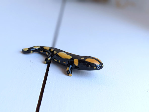 porcelain salamander figurine