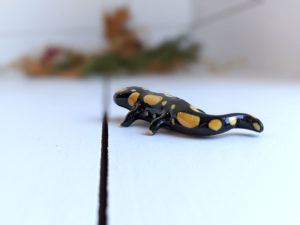 porcelain salamander figurine