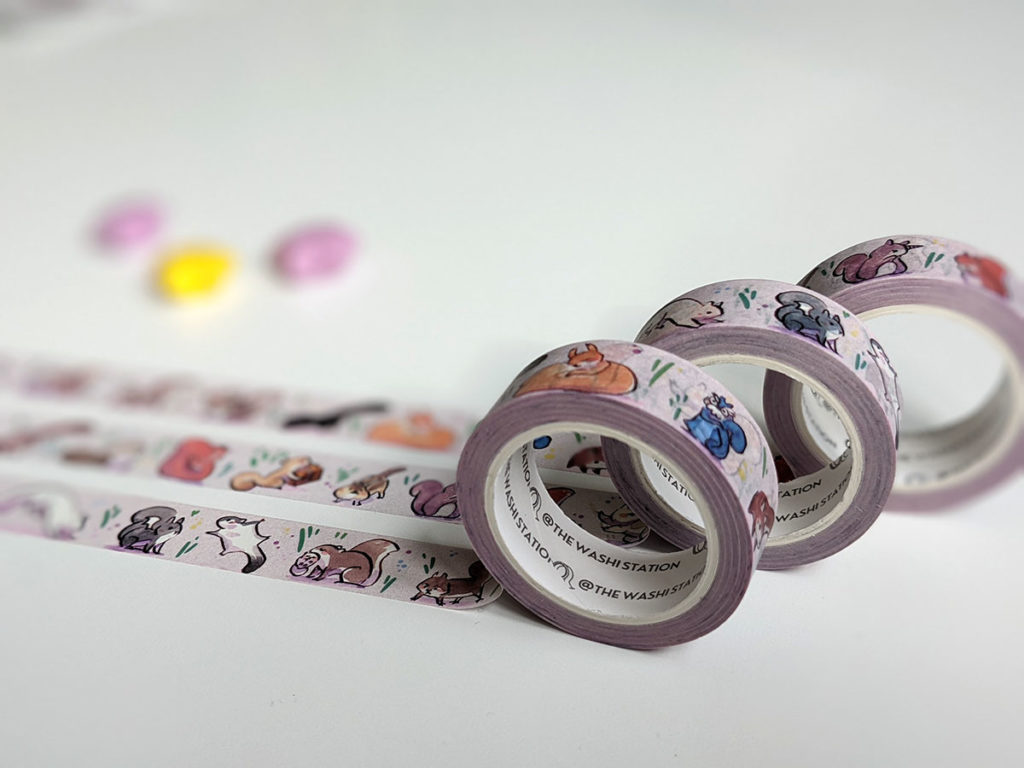 squirrel washi tape