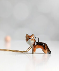 red wolf pendant