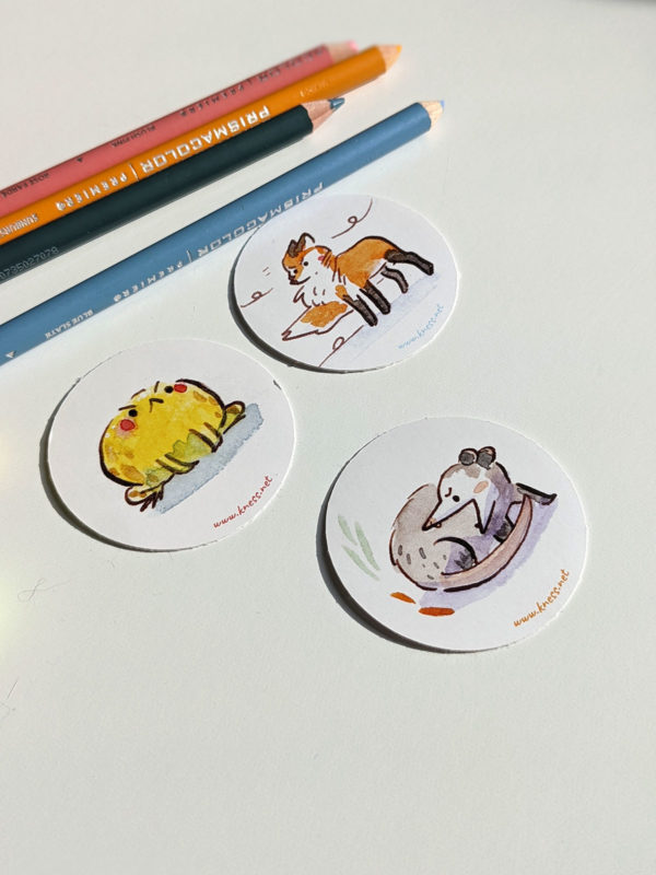 grumpy trio stickers