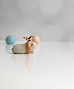 mini jackalope figurine