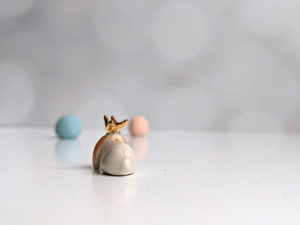 mini jackalope figurine