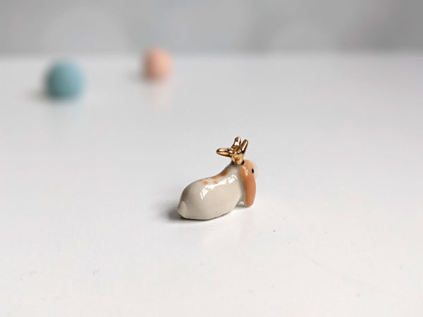 mini jackalope figurine