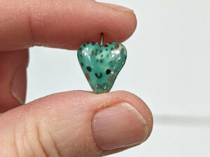 blue heart pendant