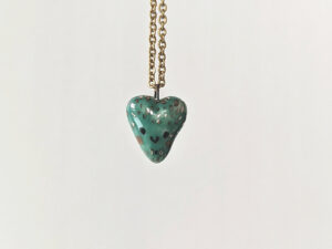 blue heart pendant
