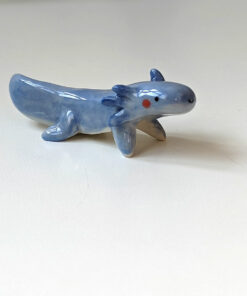 figurine axolotl porcelaine