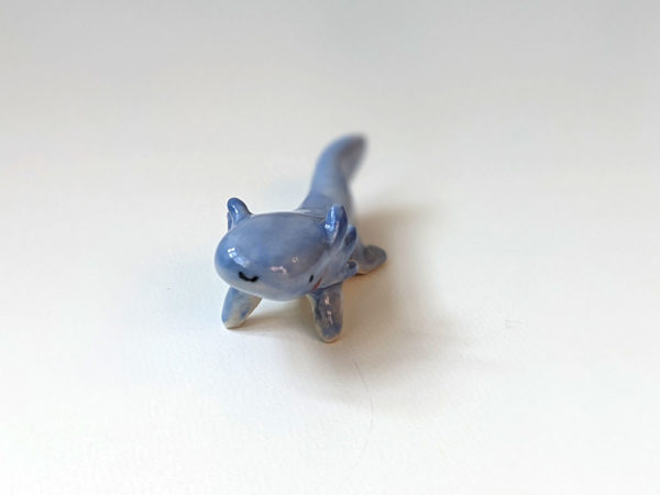 figurine axolotl porcelaine