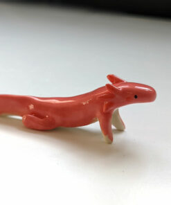 figurine axolotl porcelaine
