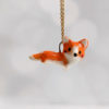 pendentif corgi porcelain pendant