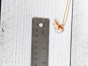 pendentif corgi porcelain pendant