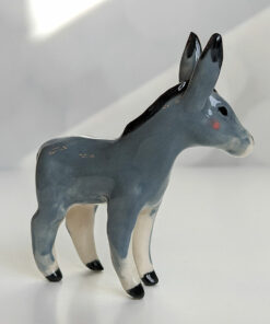 donkey porcelain figurine